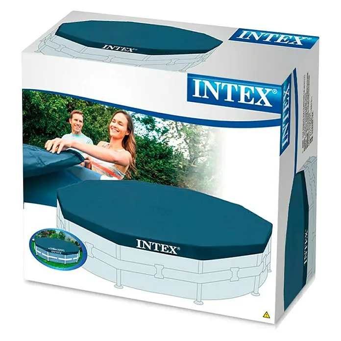 Intex Lona acuática Frame Pool - Diámetro: 366 cm, Apto para: Frame Pool - Vista angular