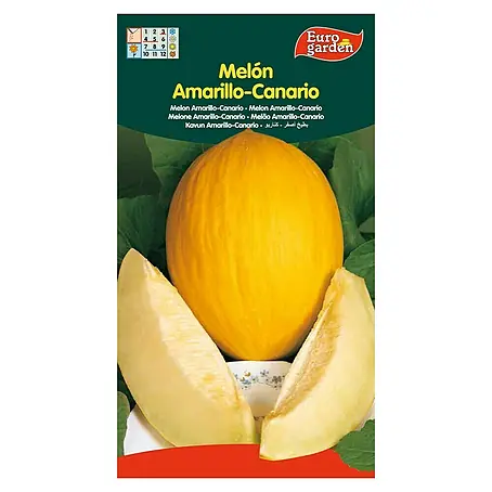 Euro Garden Semillas de vegetales Melón amarillo canario