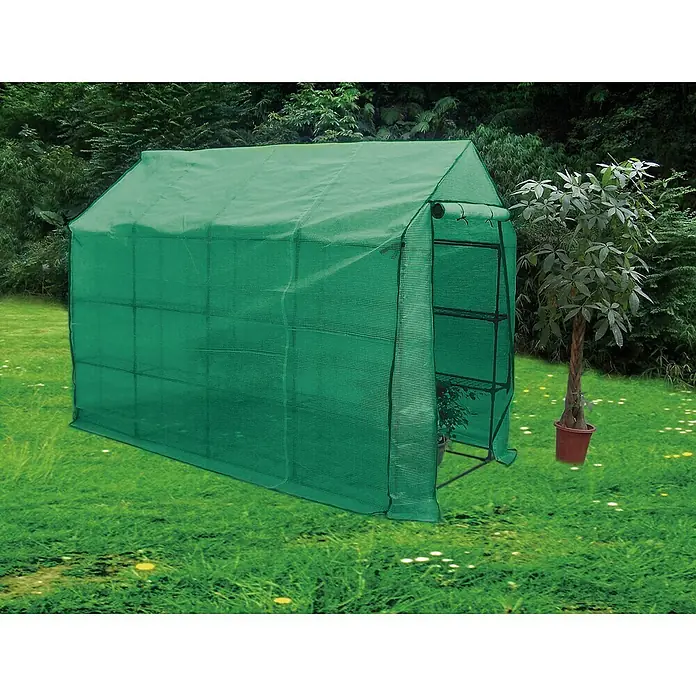 Invernadero Tomatera - L x An x Al: 290 x 143 x 196 cm, Verde - Foto ambiente
