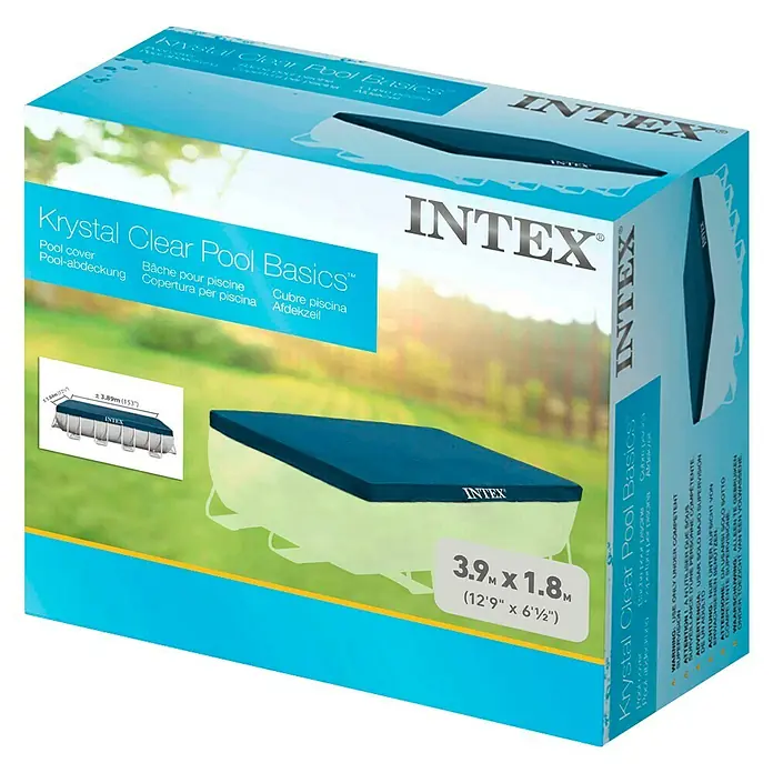 Intex Cubierta de piscina Prisma - L x An: 400 x 200 cm - Vista angular