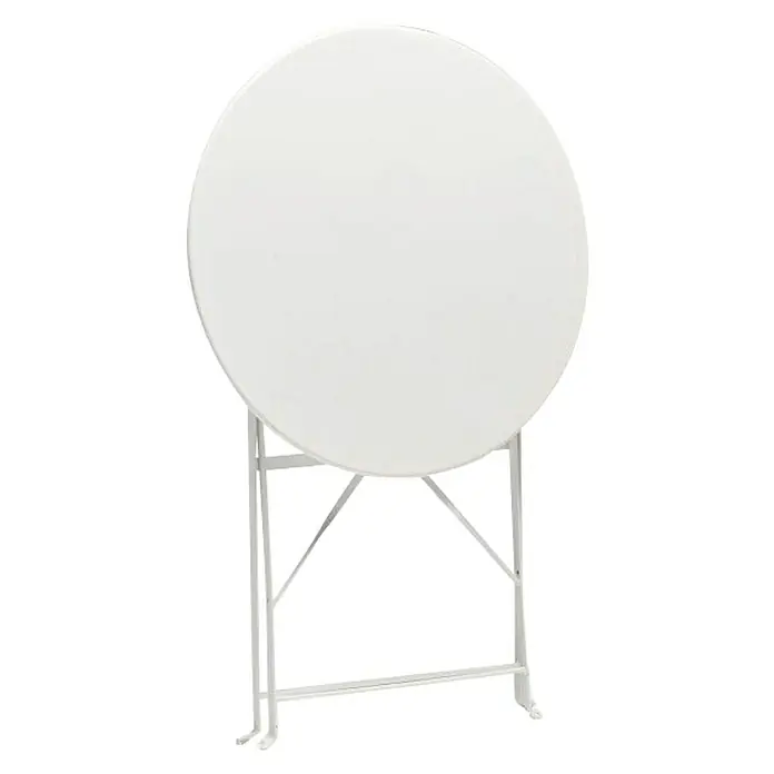 Conjunto de muebles de balcón Inés - 3 piezas, Blanco - Vista angular