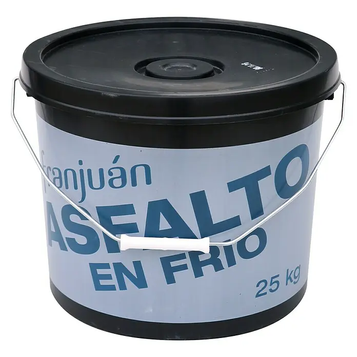 BHS Zaragoza Asfalto de reparación en frío - 25 kg - Vista frontal