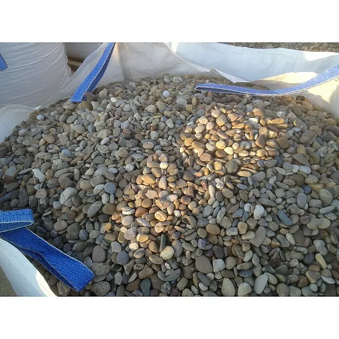 BHS Zaragoza Canto rodado - Multicolor, Grano: 6 mm - 12 mm, 1.000 kg - Primer plano