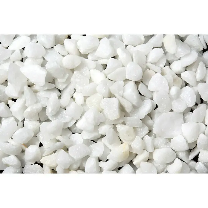BHS Zaragoza Gravilla blanca 9/12 - Grano: 9 mm - 12 mm, 23 kg - Primer plano