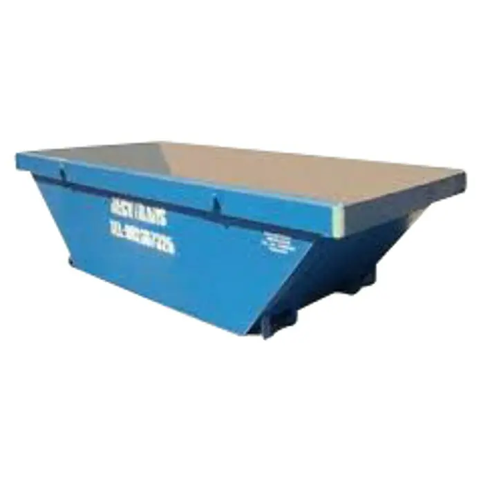 BHS Madrid Contenedor de obra - L x An x Al: 4,2 x 1,75 x 1,3 m - Vista angular