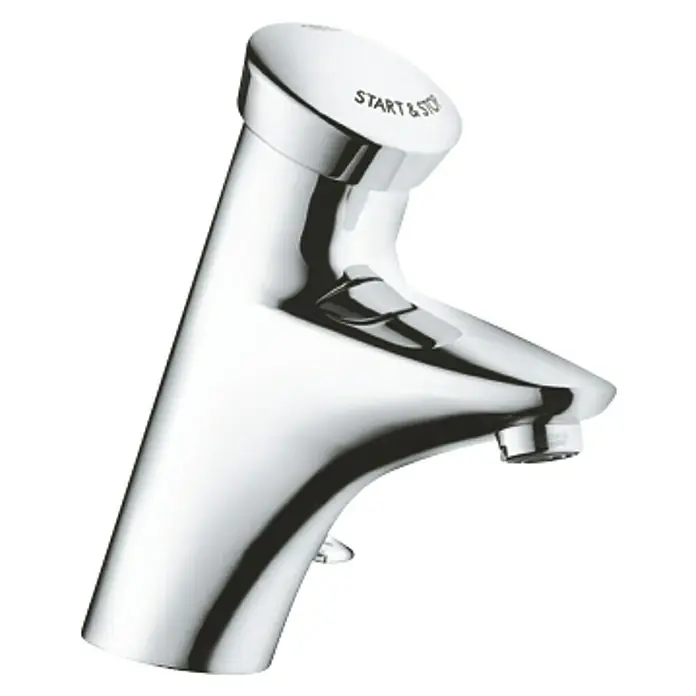 Grohe Eurodisc SE Waschtischarmatur - Chrom, Ohne Zugstange - Rechte Seitenansicht