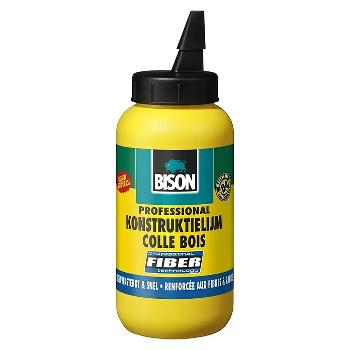 Bison Constructielijm Fiber - Fles, 750 g - Vooraanzicht
