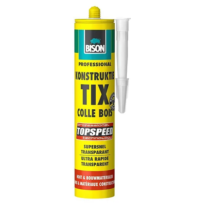 Bison Constructielijm Tix Topspeed - Patroon - Vooraanzicht