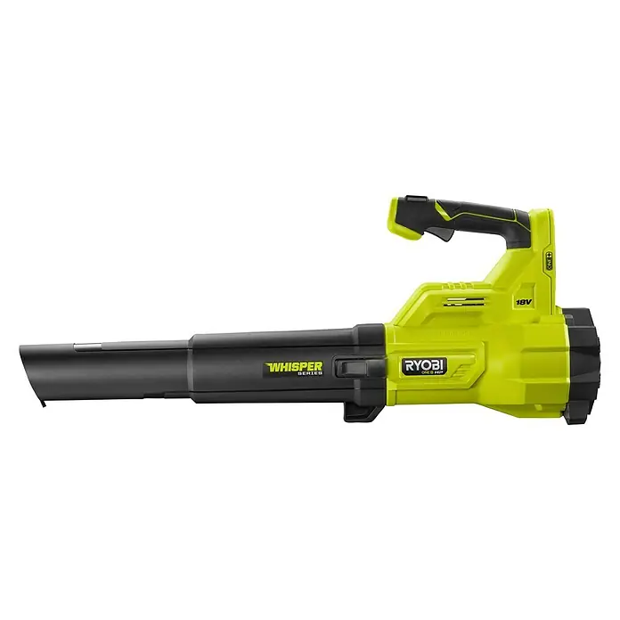 Ryobi ONE+ Akku-Laubbläser RY18BLXB-0 - 18 V, Li-Ionen, Ohne Akku, Luftgeschwindigkeit: 150 km/h - Linke Seitenansicht