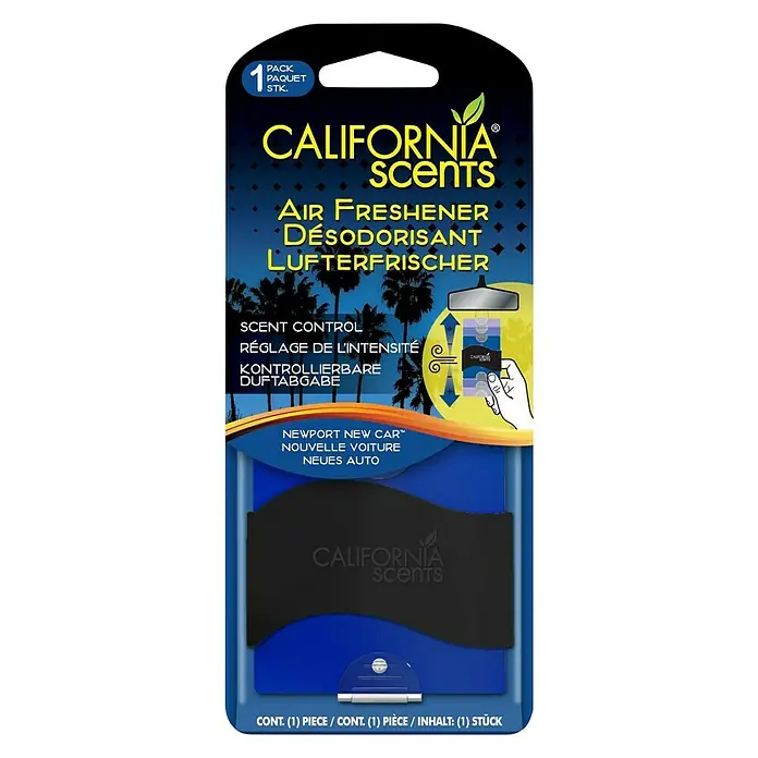 California Scents Lufterfrischer Papier - Newport New Car - Ansicht von oben