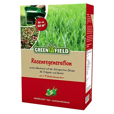 Greenfield  Nachsaat-Rasen Rasenregeneration