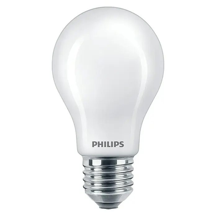 Philips Bombilla LED Classic CW - E27, 40 W, A60, 470 lm - Vista frontal