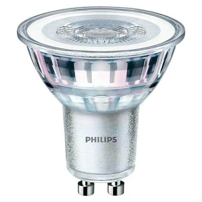 Philips Bombilla LED Classic CW - GU10, 50 W, 390 lm - Vista frontal