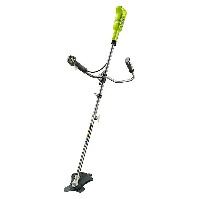 Ryobi ONE+ Akumulatorski trimer OBC1820B - 18 V, Litij-ionska, Bez akumulatora, Širina reza: 30 cm nit / 20 cm nož - Dijagonalni pogled