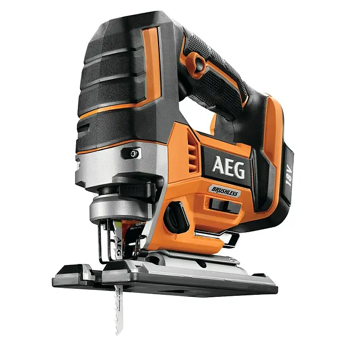 AEG Powertools Akku-Stichsäge BST18BLX-0 - 18 V, Ohne Akku, Leerlaufhubzahl: 0 - 3.500 Hübe/min - Diagonale Ansicht