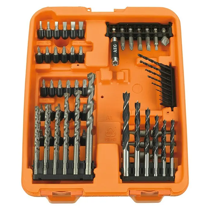 AEG Powertools Bohrer- & Bit-Set - 75 -tlg. - Ansicht von oben