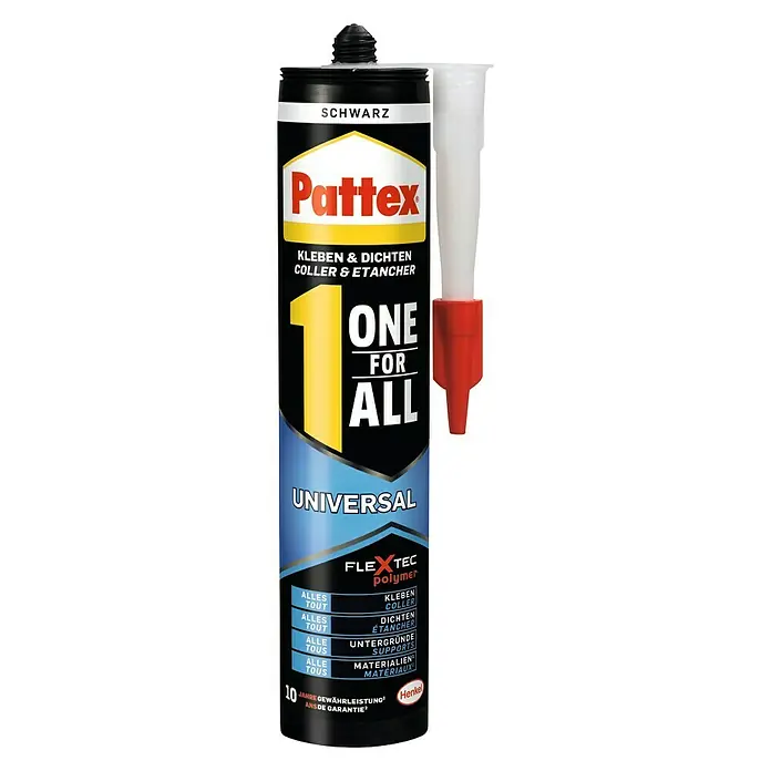Pattex Montagekleber One for All - 420 g, Schwarz - Vorderansicht