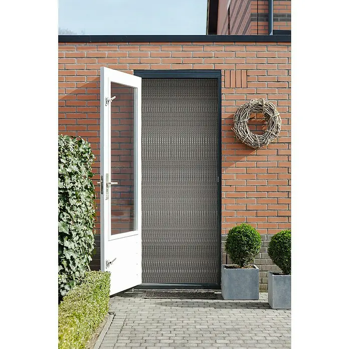Türvorhang Madrid - Transparent, 93 x 230 cm - Stimmungsaufnahme
