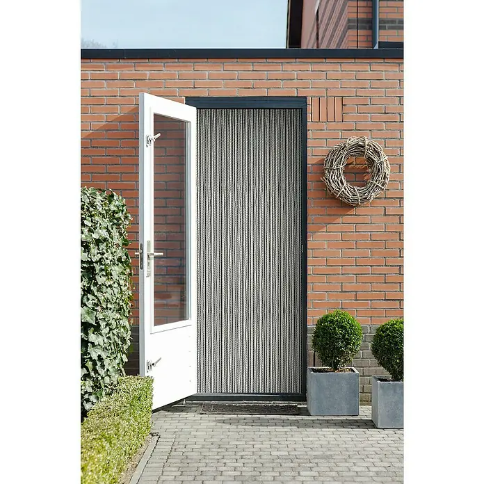 Türvorhang Alcampo - Transparent, 93 x 230 cm - Stimmungsaufnahme