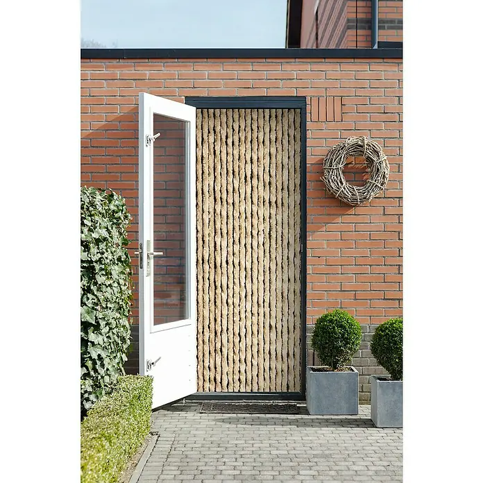 Türvorhang Martinique - Beige, 93 x 210 cm - Stimmungsaufnahme