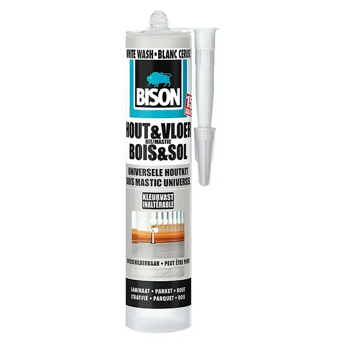 Bison Afdichtkit Hout&Vloer White Wash -  - Vooraanzicht