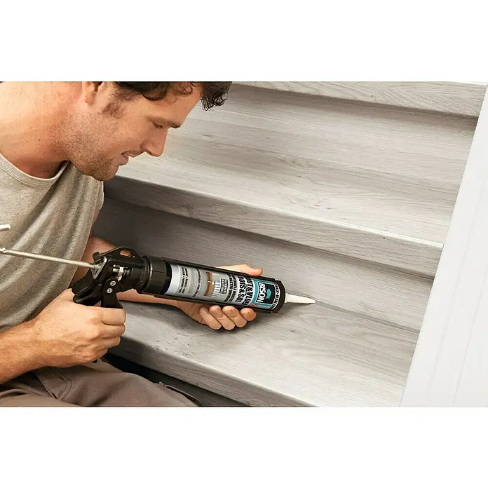 Bison Afdichtkit Hout&Vloer White Wash -  - Toepassingsvoorbeeld