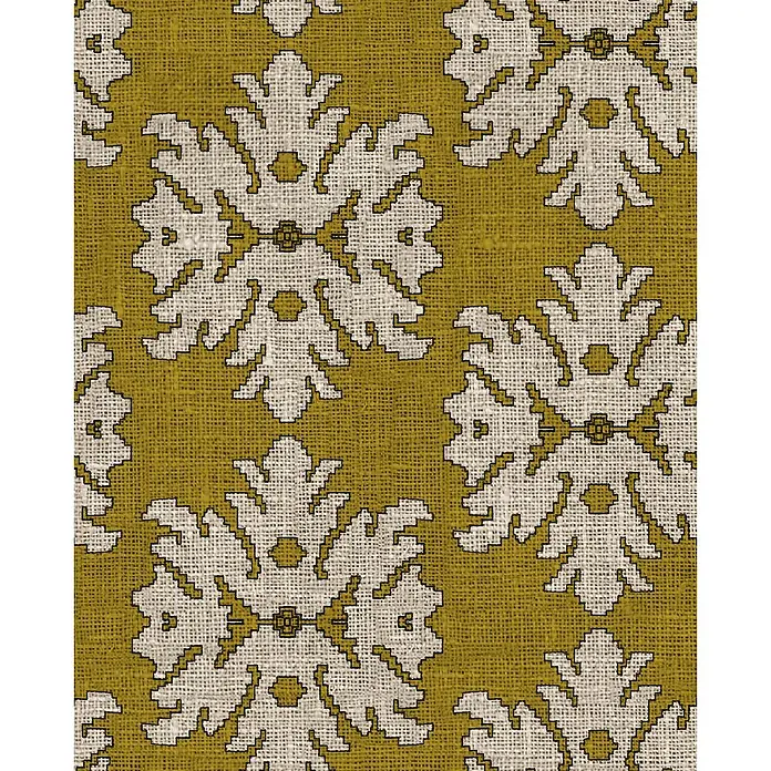 Cojín Print - Ocre, 45 x 45 cm, 100% algodón - Vista superior