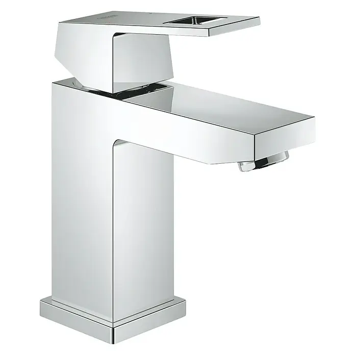 Grohe Eurocube Waschtischarmatur S-Size - Chrom - Diagonale Ansicht