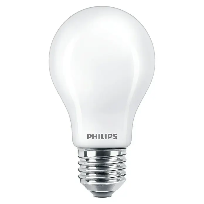 Philips Bombilla LED Classic CW - E27, 60 W, A60, 806 lm - Vista frontal