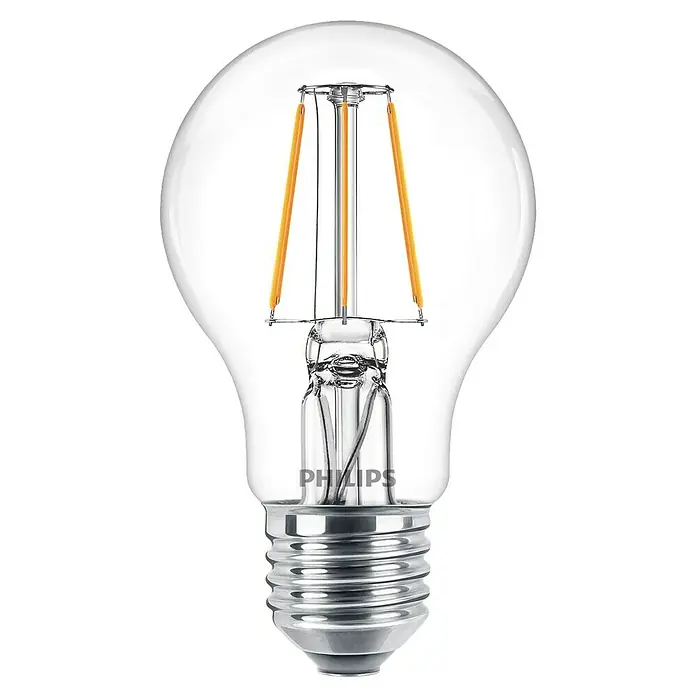Philips Bombilla LED Classic CW - E27, 40 W, A60, 540 lm - Vista frontal