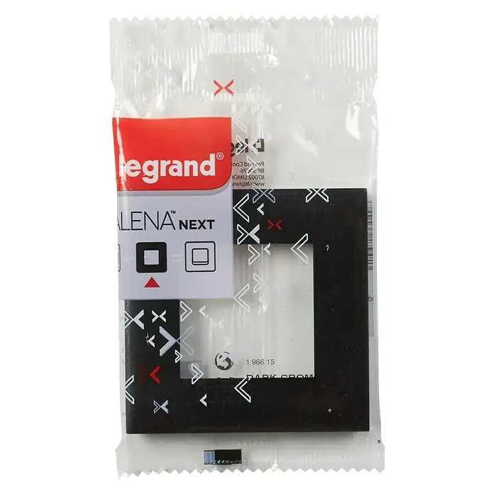 Legrand Valena Next Marco - Negro/Cobre, x 1, Plástico, Montaje en la pared - Vista descendente