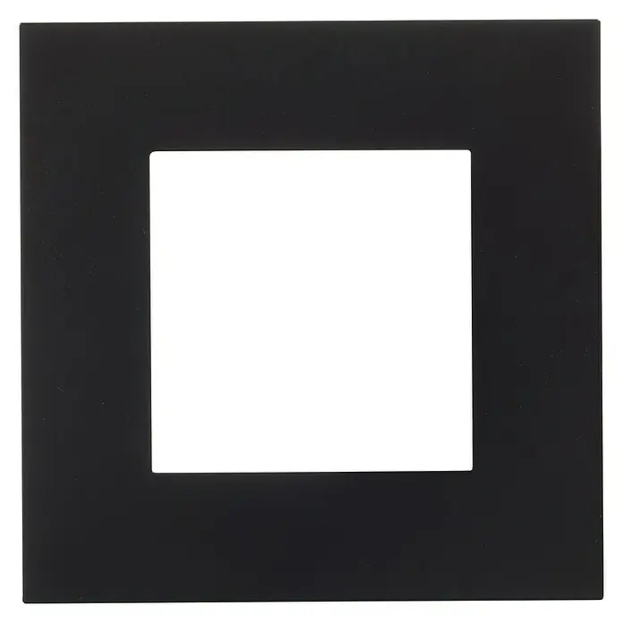 Legrand Valena Next Marco - Negro/Cobre, x 1, Plástico, Montaje en la pared - Vista frontal
