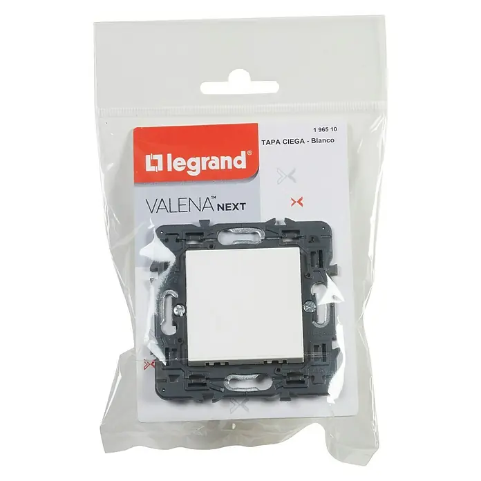 Legrand Valena Next Tapa para mecanismo - Blanco, Metal, IP20, Montaje en la pared - Vista descendente