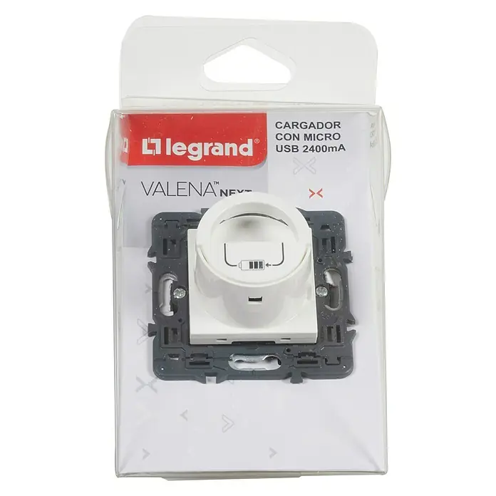 Legrand Valena Next Conector USB Dock station - Tipo de conexión: Hembrilla F - Vista descendente