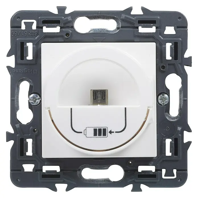 Legrand Valena Next Conector USB Dock station - Tipo de conexión: Hembrilla F - Vista frontal