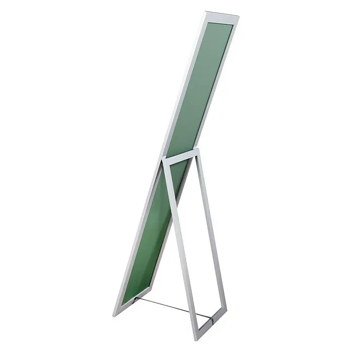 Standspiegel Emilia - 40 x 160 cm, Silber - Rückansicht