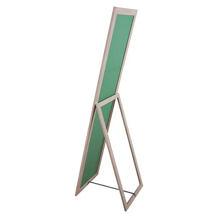 Standspiegel Emilia - 40 x 160 cm, Eiche - Rückansicht
