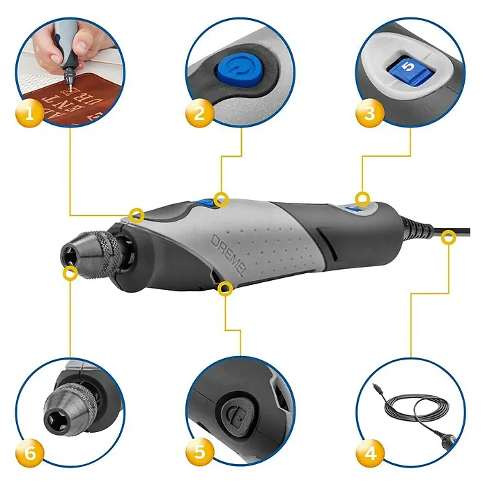 Dremel Višenamjenski alat 2050 Stylo + - 9 W, 22.000 okr/min, 16-dij. - Dijagonalni pogled
