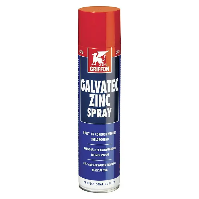 Griffon Zinkspray Spray 400 ml - 400 ml, Geschikt voor: Reparatie- en onderhoudswerkzaamheden - Vooraanzicht