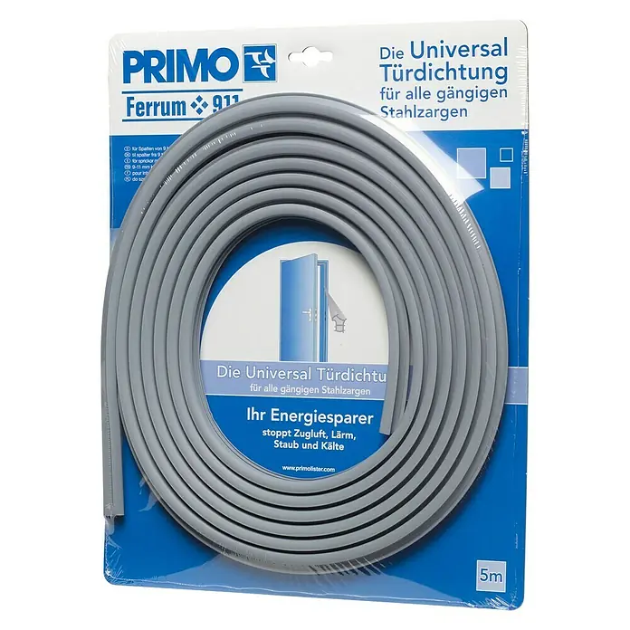 Primo Türdichtung Ferrum 911 - Grau, 5 m, Passend für: Nutbreite 9 – 11 mm - Ansicht von oben
