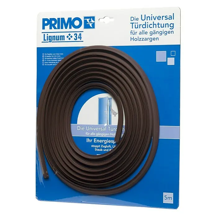 Primo Türdichtung Lignum 34 - Mahagoni, 5 m, Passend für: Nutbreite 3 – 4 mm - Ansicht von oben