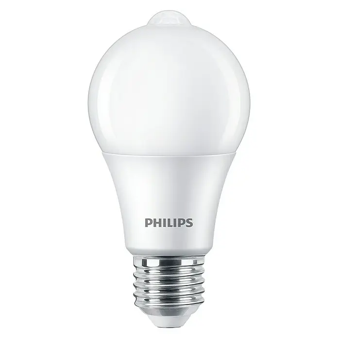 Philips Bombilla LED Classic CW punta - E27, 60 W, A60, 806 lm - Vista frontal