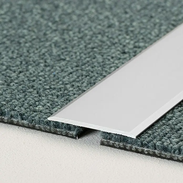 LOGOCLIC Übergangsprofil 115 - Silber, 1 m x 40 mm x 2 mm, Montageart: Kleben - Detailaufnahme