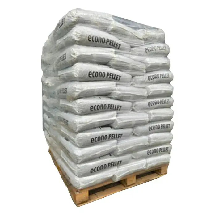 Pellets de madera Econopellet a Palet - 70 saco, 1.050 kg - Vista angular