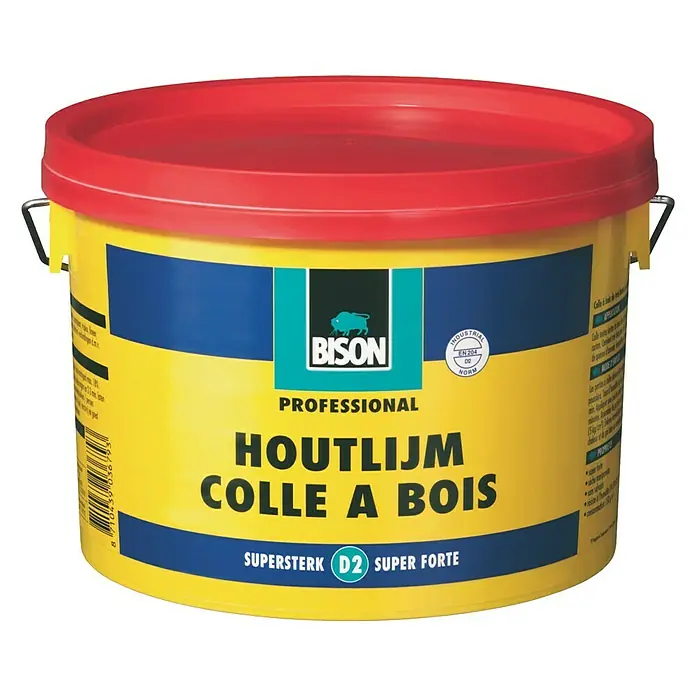 Bison Houtlijm 3 kg - Emmer - Vooraanzicht