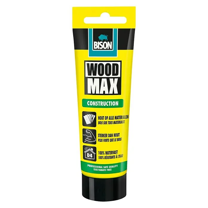 Bison Wood Max Houtlijm - 100 g - Vooraanzicht