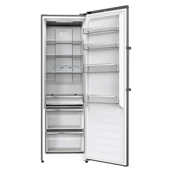 Corberó Nevera CCLH18520NFX - Contenido útil total: 359 l, L x An x Al: 65 x 59,5 x 185 mm, Acero inoxidable - Vista frontal