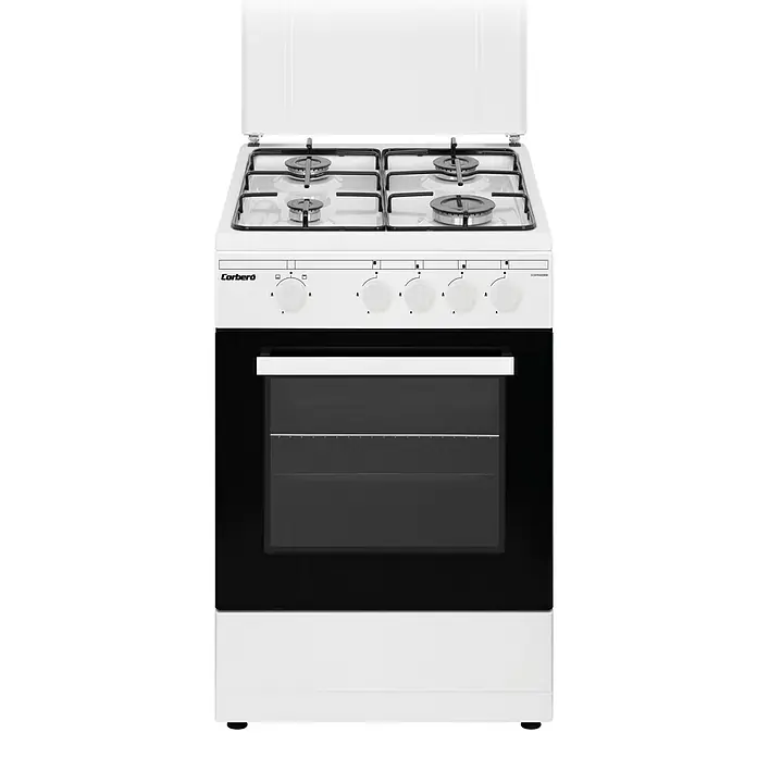 Corberó Cocina CCSF45020BW - Zona de cocción: 4 zonas de cocción, Blanco - Vista frontal