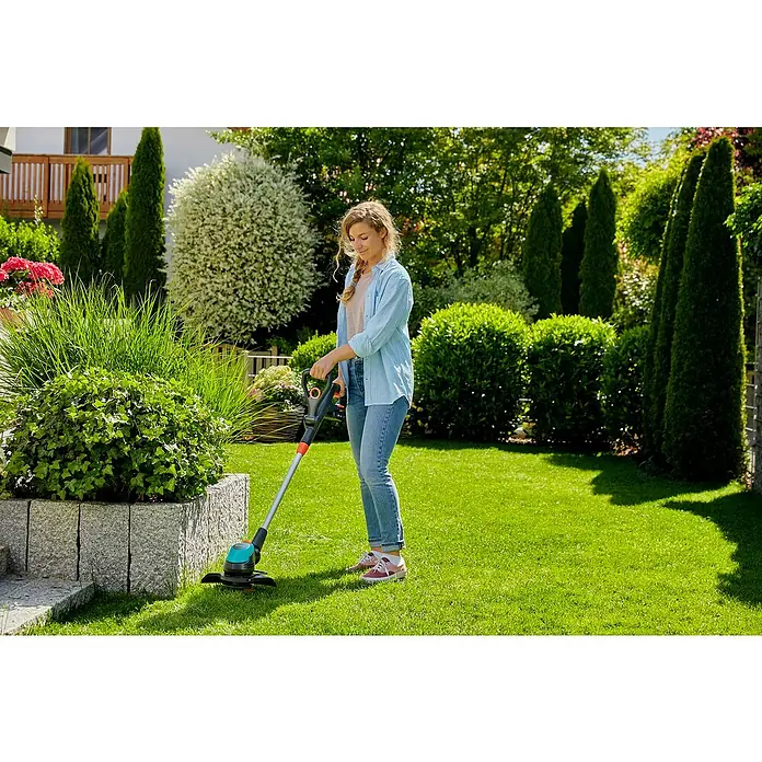 Gardena EasyCut Akumulatorski trimer 23 / 18V-P4A - 18 V, Litij-ionska, Bez akumulatora, Širina reza: 23 cm - Proizvod u upotrebi