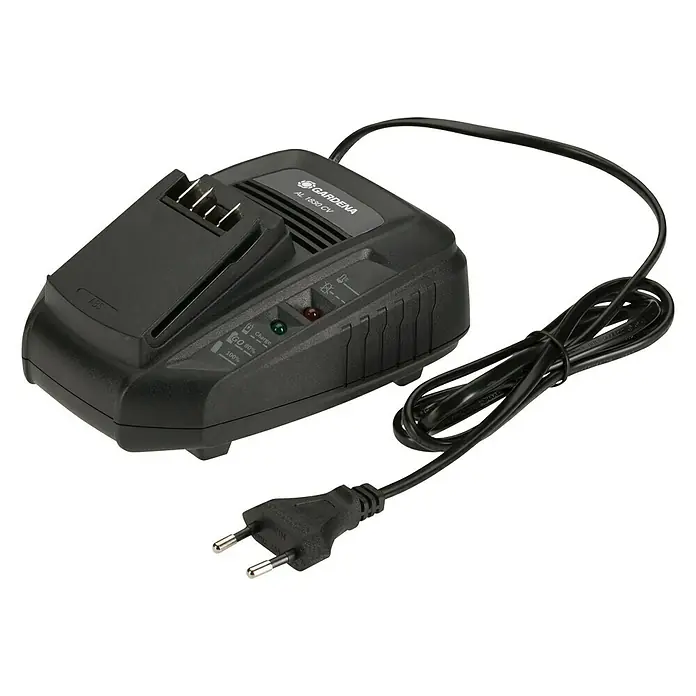 Gardena Početni set P4A 2 x PBA 18V / 45 + AL 1830 CV - 18 V, 2,5 Ah, 2 baterije - Dijagonalni pogled
